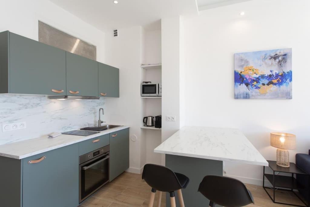 #43 Design Terrace Ac Wifi Sea View 1min * Nizza